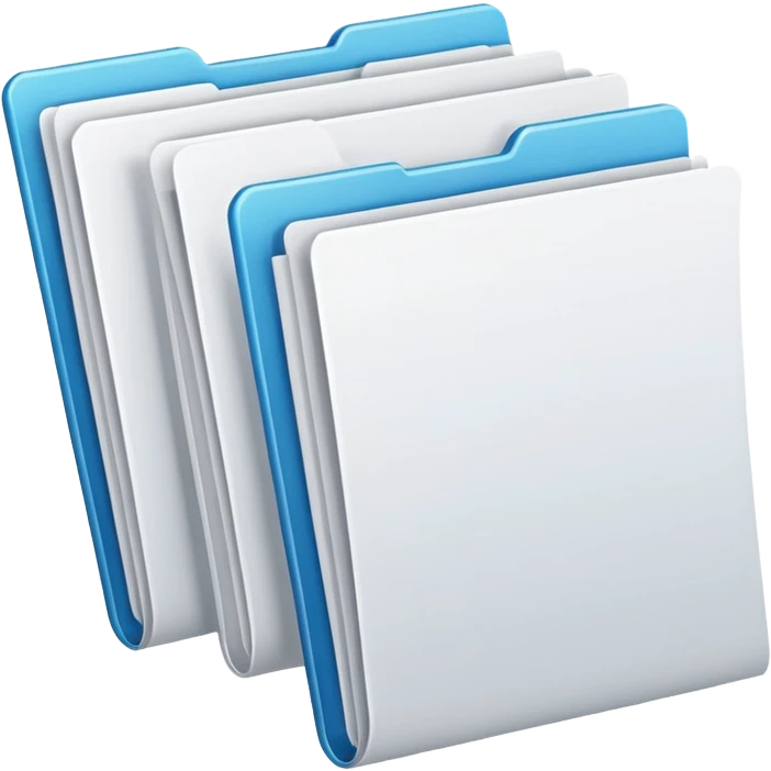three document files stapled together emoji