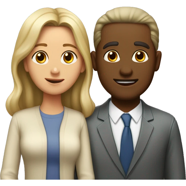 Jehovah's Wittnesses couple emoji