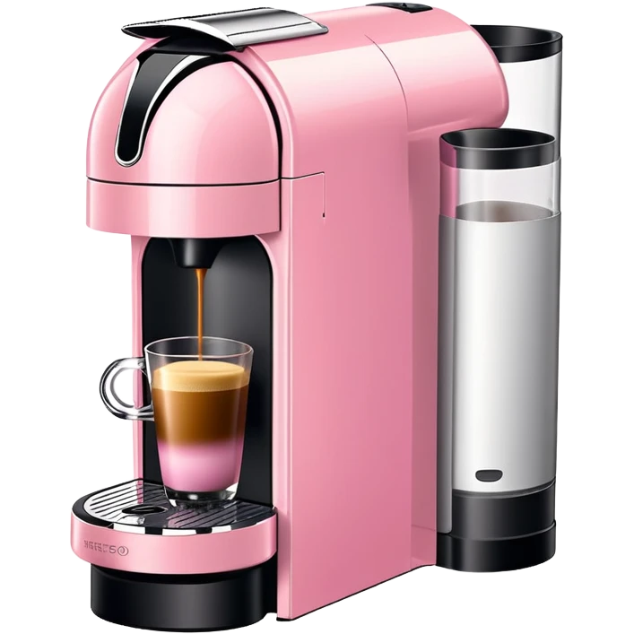 Pink Nespresso vertuo machine emoji