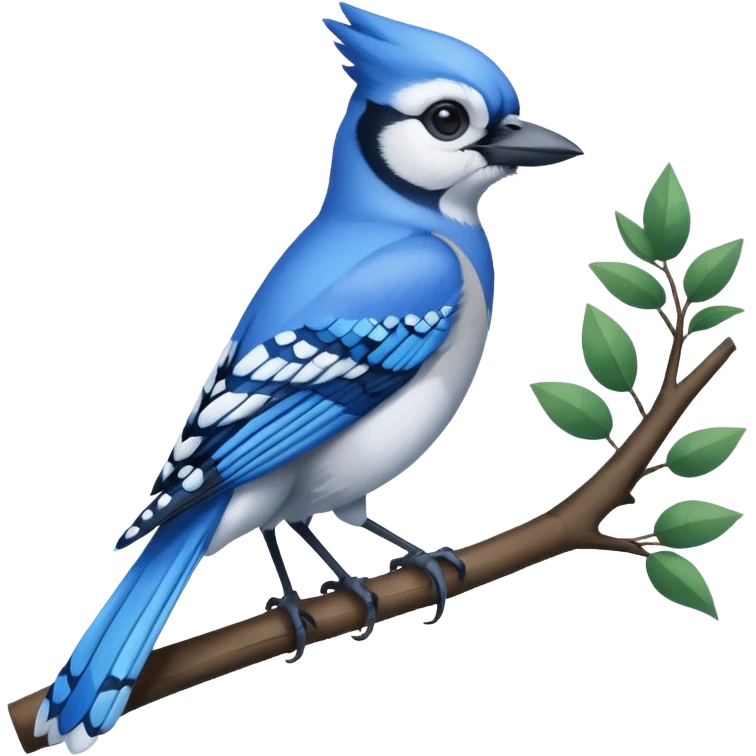 Blue Jay Bird emoji