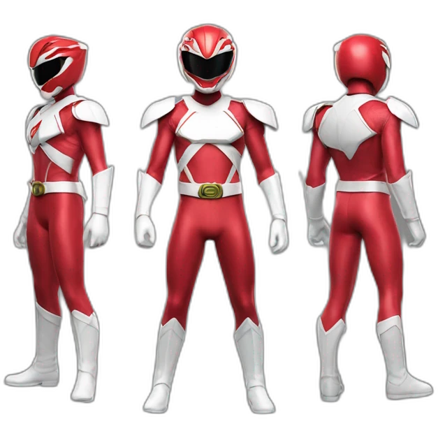 Power ranger rouge emoji