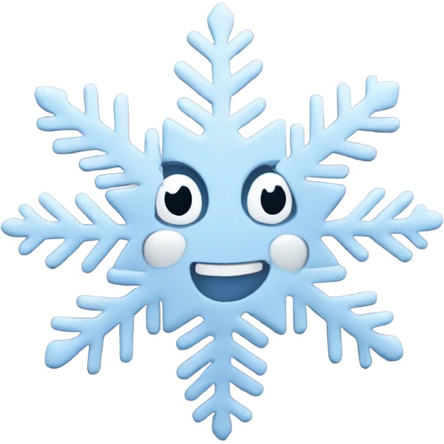 clapping snowflake emoji