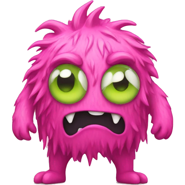 Pink monster energy emoji
