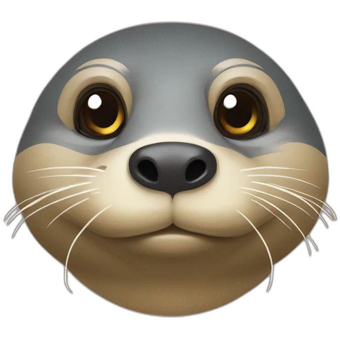 Loutre avec tortue emoji