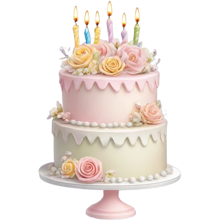 Aesthetic birthday emoji