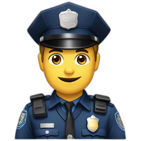 Voitur de police emoji