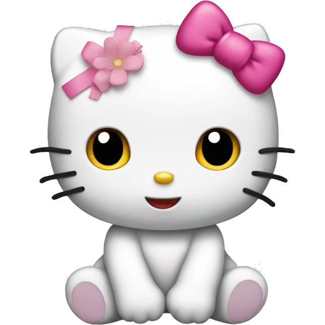 Baby hello kitty emoji