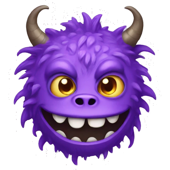 purple monster emoji