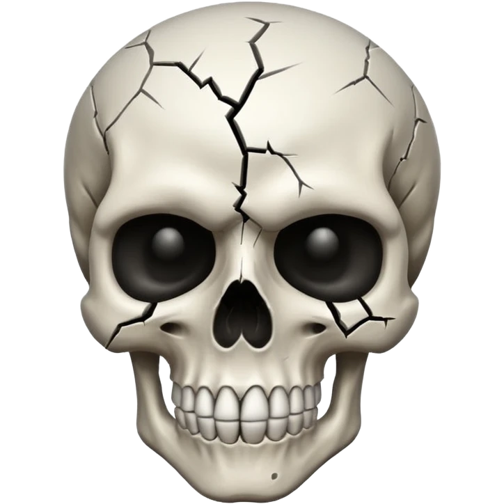 Mind blowing skull emoji