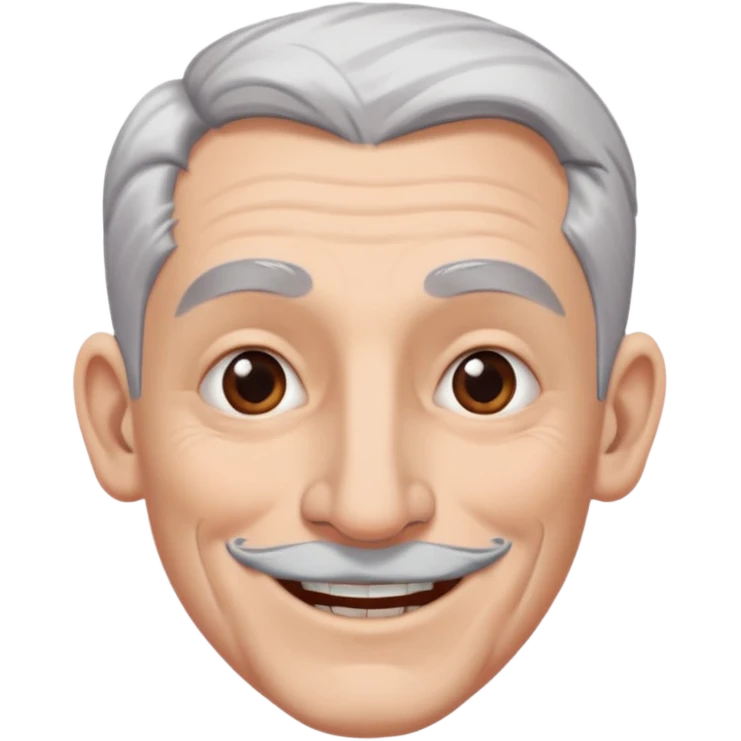 white-gray haired heavy tattooed big nose emoji