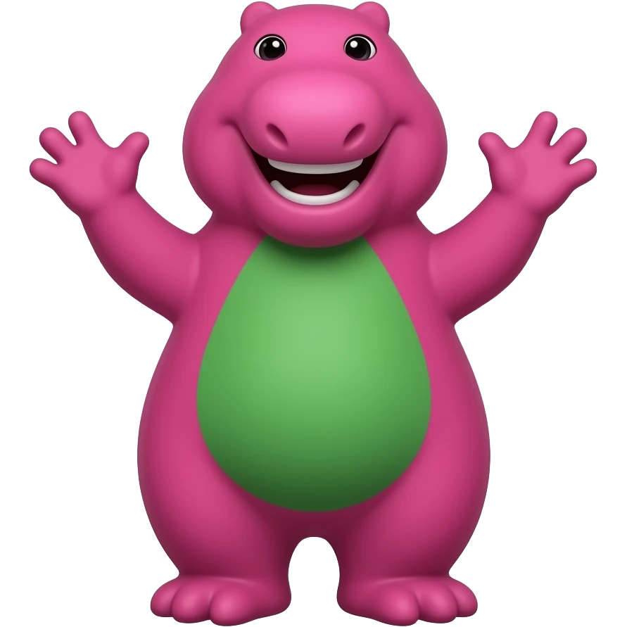 barney   logo emoji