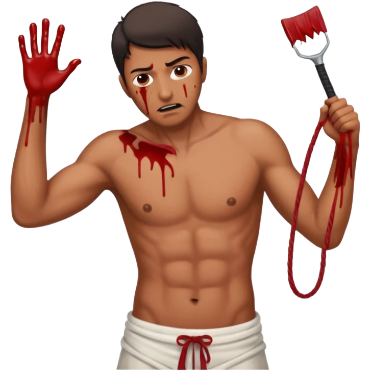 slave getting whipped emoji