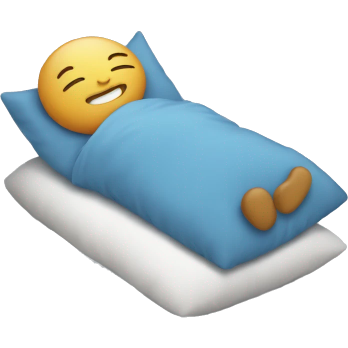 sleeping on a pillow emoji