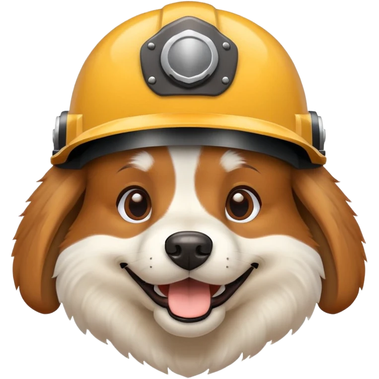 Perro con casco  emoji