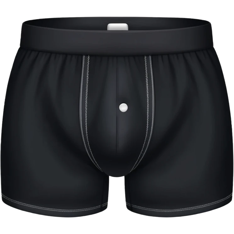 black boxers underwear emoji