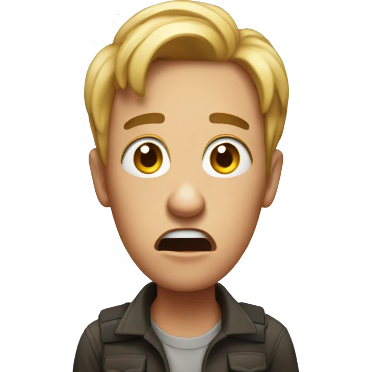 shocked high detailed person emoji