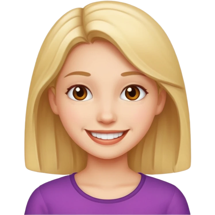 realistic portrait of girl emoji
