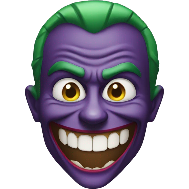 evil joker laugh emoji