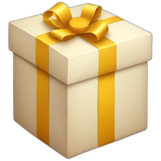 gift box with smile emoji