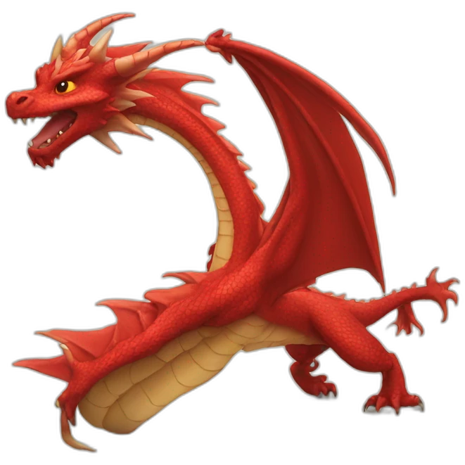 Red dragon emoji