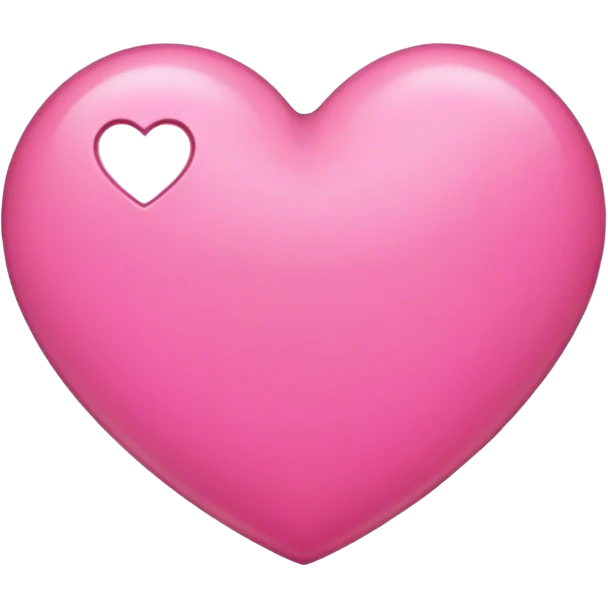 Pink heart  emoji