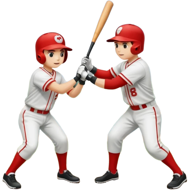 quiero dos equipos enemigos de baseball vs emoji