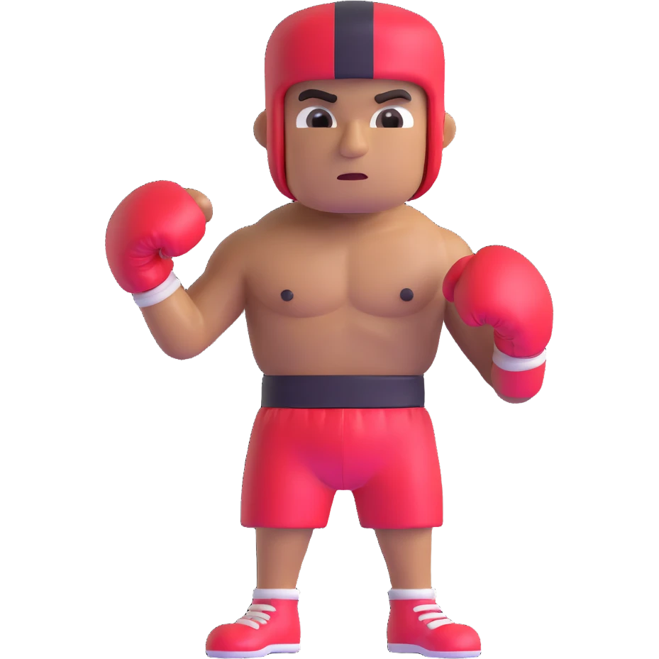 rocky boxer character emoji