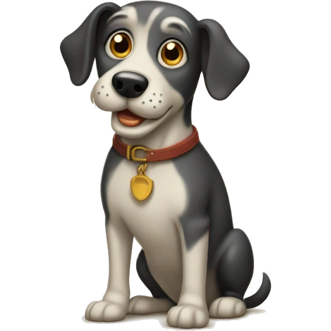 1930s cartoon dog emoji