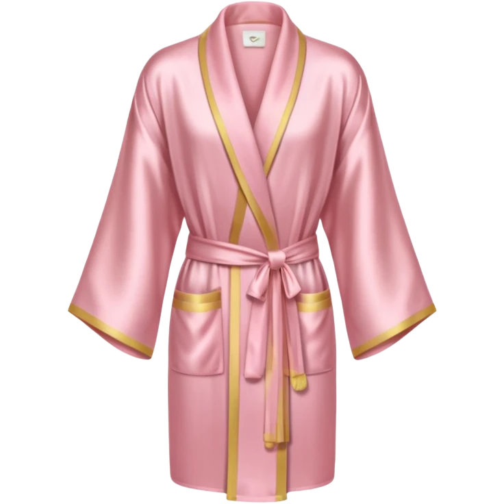 Light pink silk robe emoji