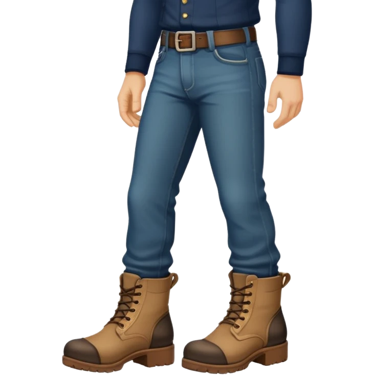Foot man emoji