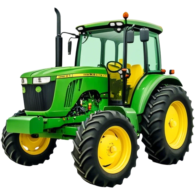 Tractor - John Deere 5055E (Model Year: 2021) (Iconic colour: Green with yellow) emoji