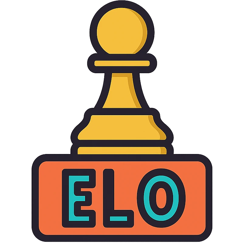 an icon for "chess rating (elo)" emoji