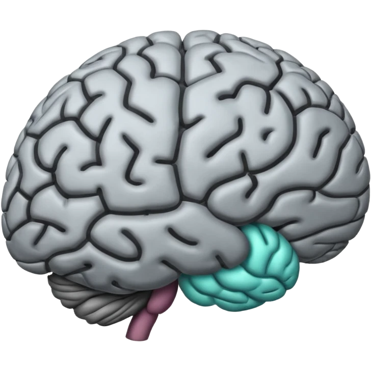 flexible brain emoji