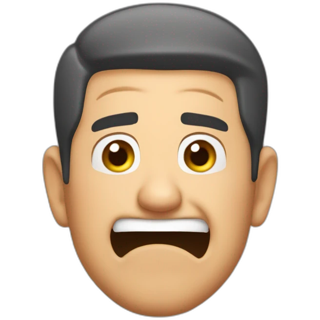Dale Winton Fart Release Face emoji