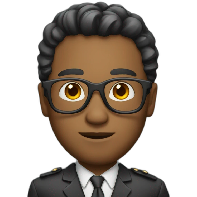 Homme intelligent emoji