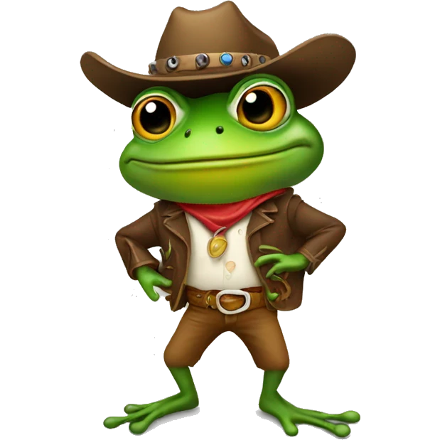 cowboy frog emoji