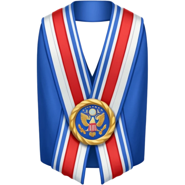 the mayor’s sash (with the color of french flag) emoji