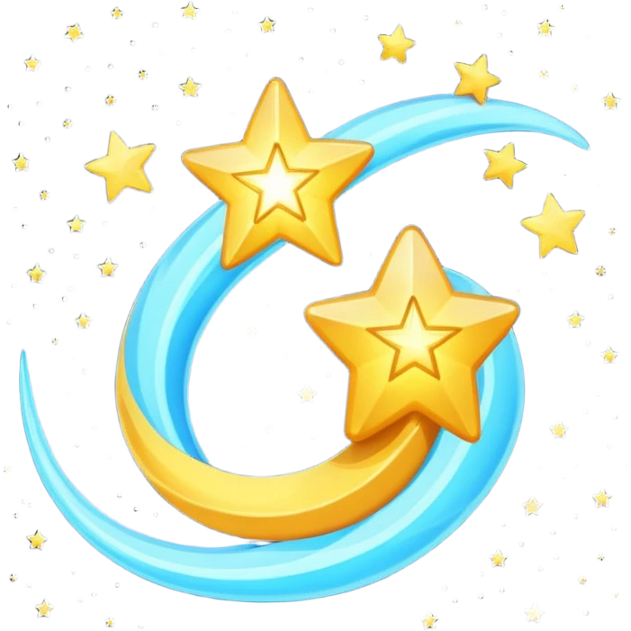 spiraling shooting star emoji  emoji