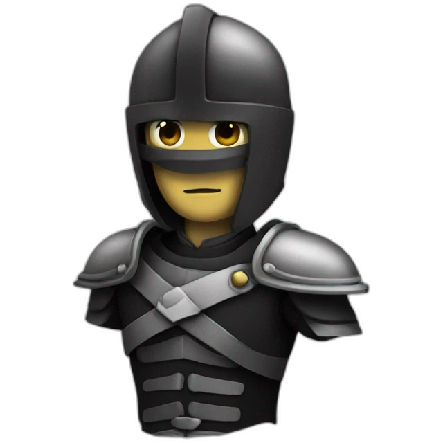 Chevalier noir  emoji