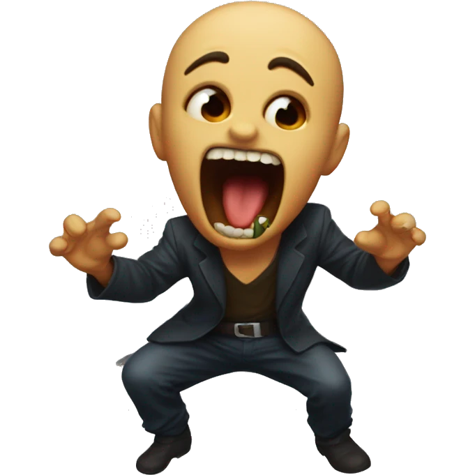 Diablo sacando la lengua  emoji