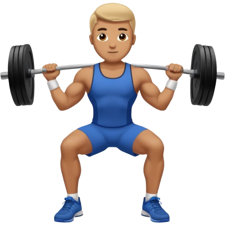 man in body pump  emoji