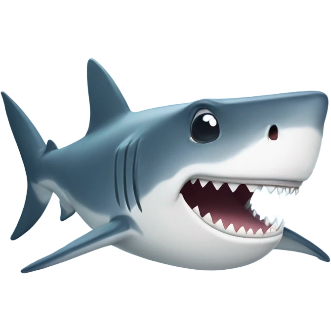 Shark smiling  emoji