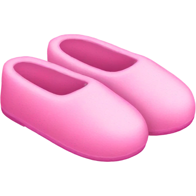 Pink slippers emoji