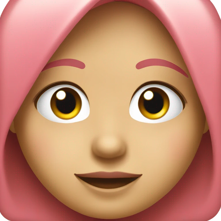 Regular emoji face girl emoji