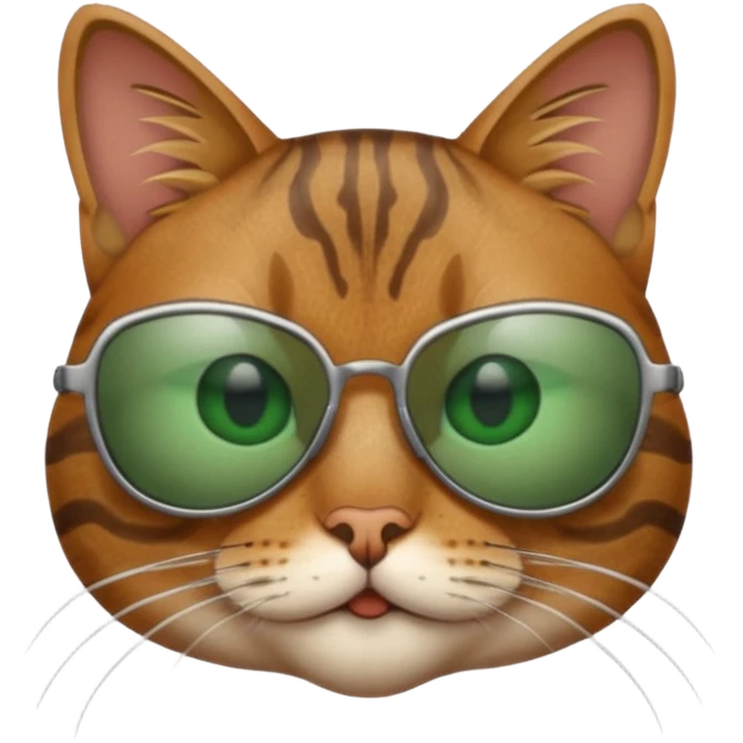 Cat wearing sunglasses emoji
