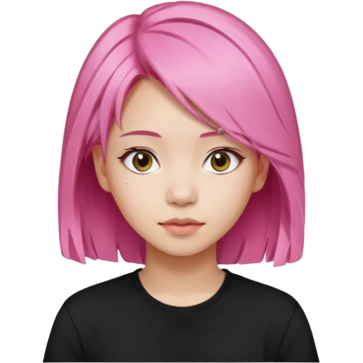 nam, tóc hồng, 20 tuổi  emoji