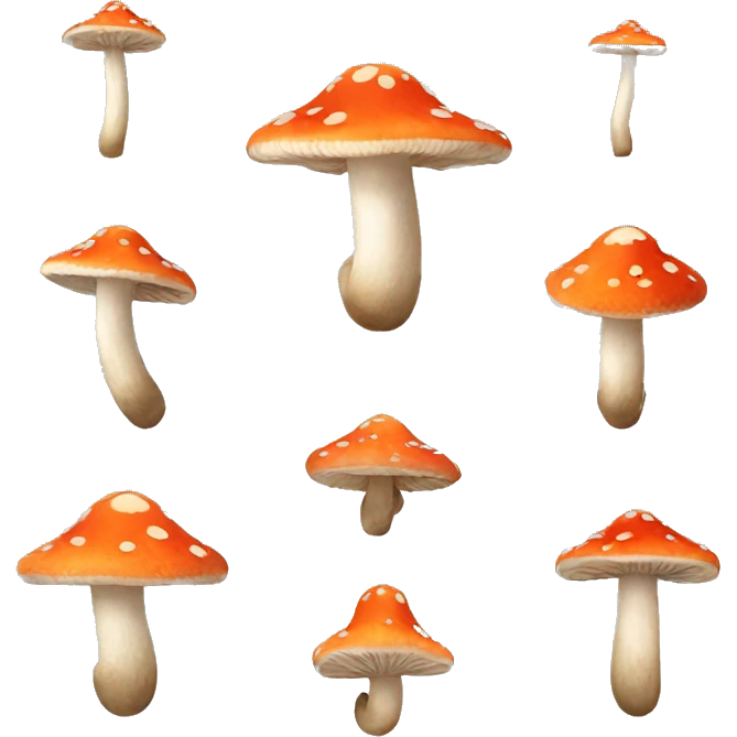 Mushroom yoga  emoji