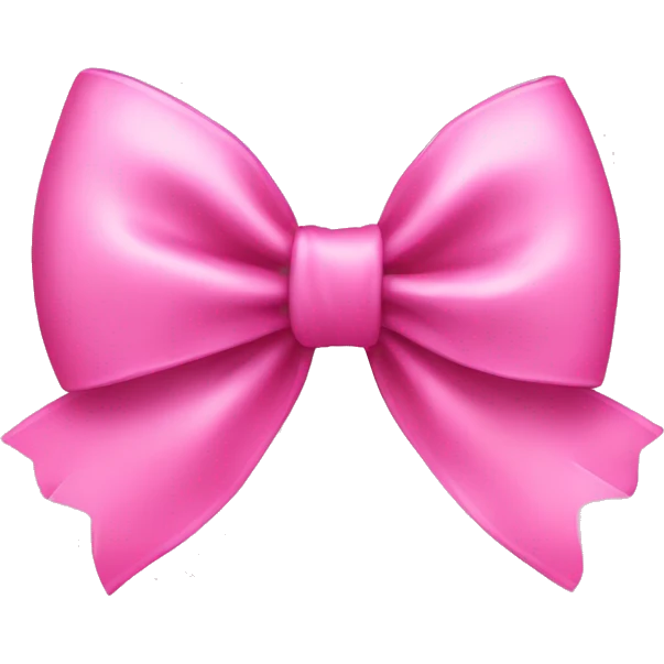 pink bow emoji