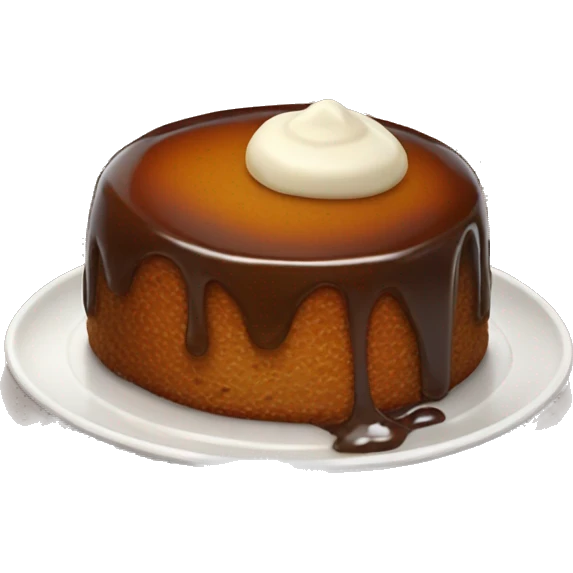 Sticky toffee pudding emoji