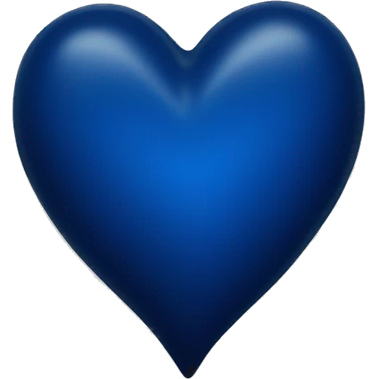 dark blue heart emoji